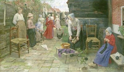 Der Leierkastenmann kommt, 1883 von Fritz von Uhde